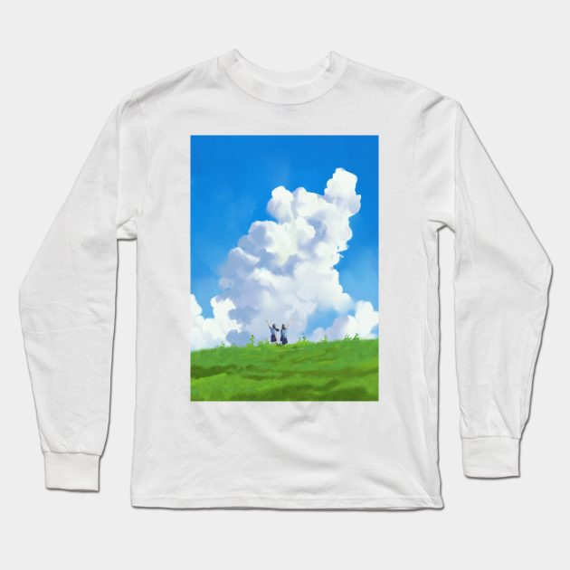 Cotton clouds Long Sleeve T-Shirt by dbcreations25